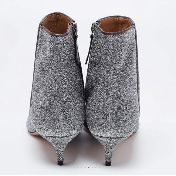 Aquazurra Silver Lurex Booties - Picture 10 of 12
